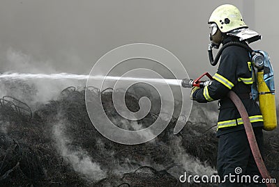 Fireman Stock Photo