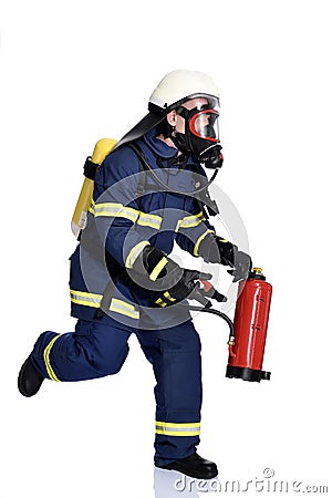 Fireman Stock Photo