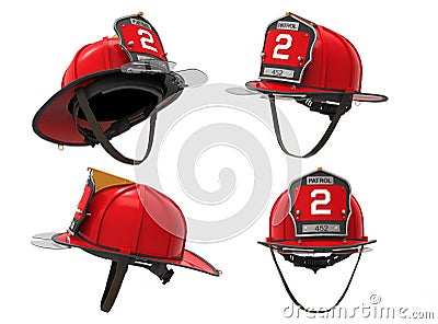 Fireman Helmet of the New York Fire Department Stock Photo