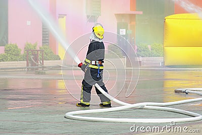 Firemen Stock Photo