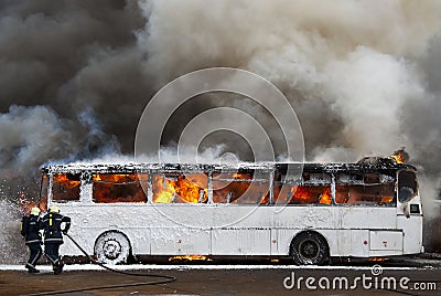 Firemen Stock Photo