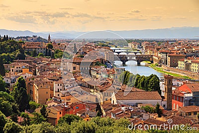 Firenze cityscape Editorial Stock Photo