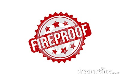 Fireproof Stamp Seal Vector Illustration Vector Illustration