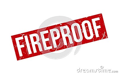 Fireproof Stamp Seal Vector Illustration Vector Illustration