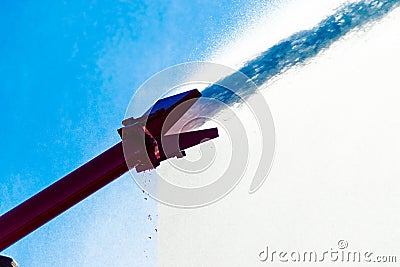 Firetruck Water Cannon Stock Photo