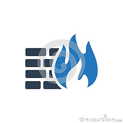 Firewall icon Vector Illustration