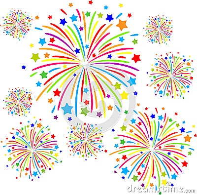 Firework Vector Illustration