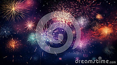 Firework display Cartoon Illustration