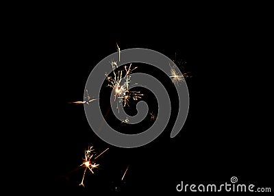Firework Fancy Sparkling At A Party Royalty-Free Stock Photography