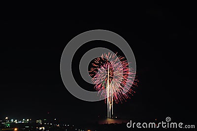 Firework Editorial Stock Photo