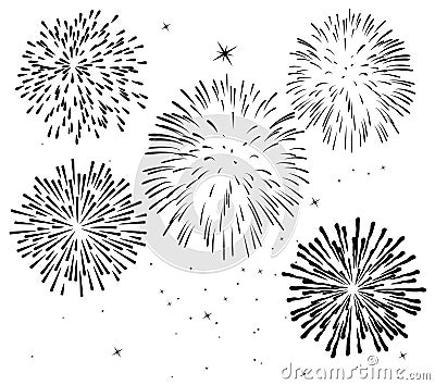 Fireworks Vector Illustration