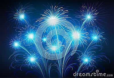 Fireworks Vector Illustration