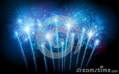 Fireworks Vector Illustration