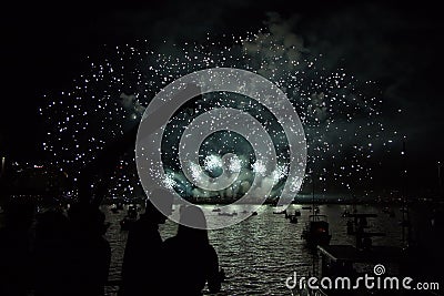 Fireworks Display Stock Photo