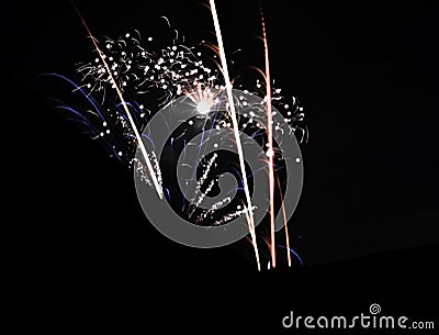 Fireworks party Stock Photo