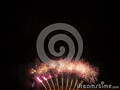 Fireworks show Stock Photo