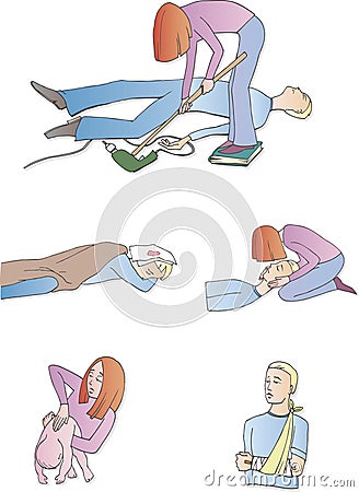 First aid Vector Illustration