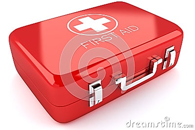 First Aid Box Stock Photo