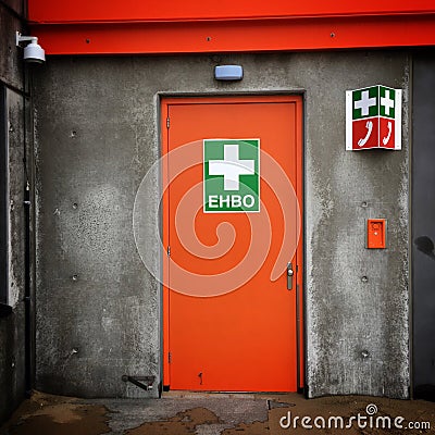 First aid -EHBO Stock Photo