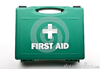 First Aid Kit Stock Photo