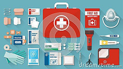 First aid kit Vector Illustration