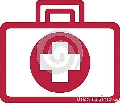 First Aid Kit Vector Illustration