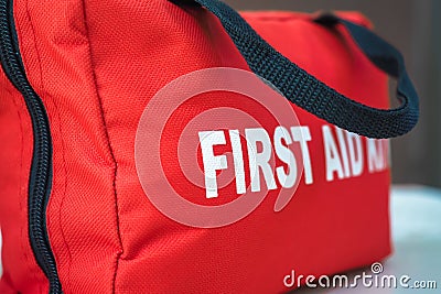 First Aid Kit Stock Photo