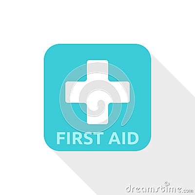 First aid kit symbol Vector Illustration