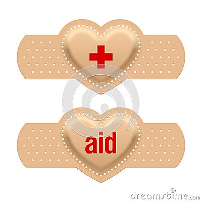 First aid with love Vector Illustration