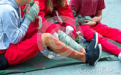 First aid Stock Photo