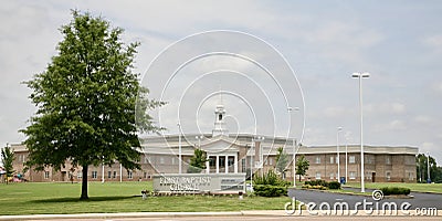 First Baptist Church, Millington, TN Editorial Stock Photo