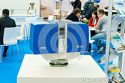 First chinese laser scanning system Editorial Stock Photo