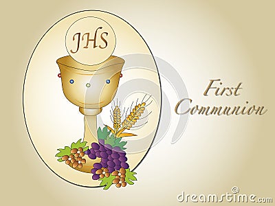 First communion Stock Photo