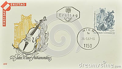 125 years Vienna Philharmonics Editorial Stock Photo