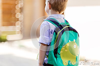 First day of kindergarten Stock Photo