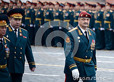 First Deputy Director of the Federal service of the national guard troops of the Russian Federation Colonel-General Sergei Melikov Editorial Stock Photo