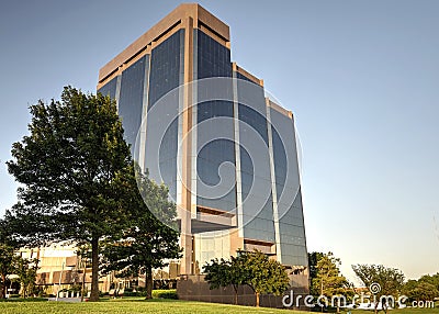 First Fidelity bank in Oklahoma City on a summer day Stock Photo