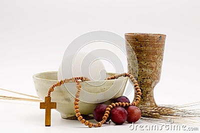 Holy Communion Stock Photo