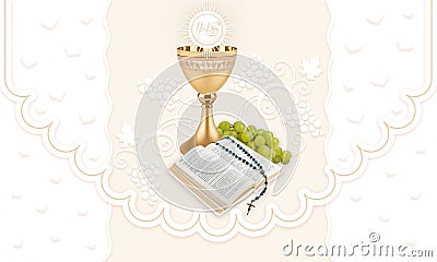 First holy communion Stock Photo