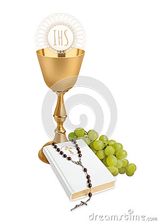 The first Holy Communion Stock Photo