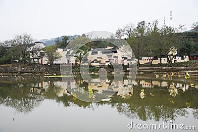 Chinese traditional Hui Style ancient architecture Stock Photo