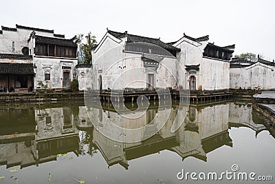 Chinese traditional Hui Style ancient architecture Stock Photo