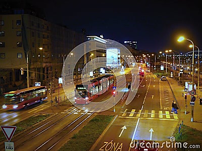 Bratislava is the political, cultural and economic centre of Slovakia Editorial Stock Photo