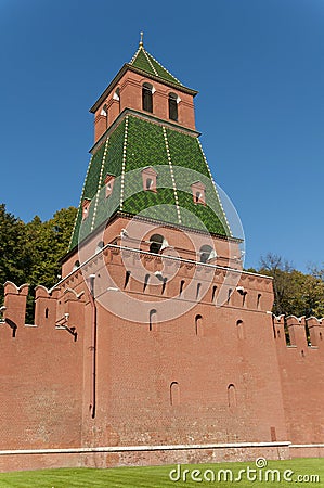 First Nameless tower (powder) Stock Photo