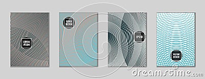 First page minimal backdrop for student notebook, dairy or notepad. Vector Illustration