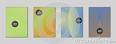 First page minimal vector for journalistic notebook, dairy or notepad. Vector Illustration