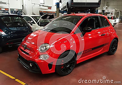 First photo of a New Abarth 595 Competizione 2016. Editorial Stock Photo