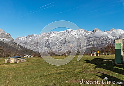 The first snows of the year! Editorial Stock Photo