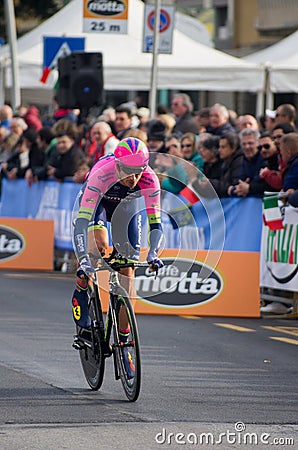 First stage of Tirreno Adriatica race Editorial Stock Photo