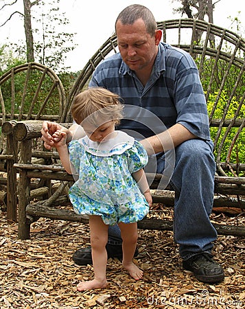 First steps Stock Photo